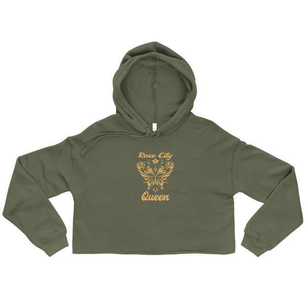 Butterfly crop hoodie